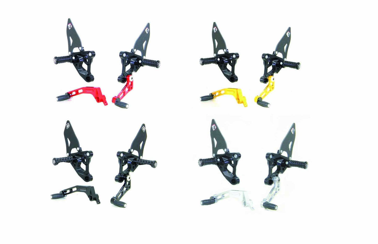 DBK Special Parts (Ducabike) SBK Adjustable Rearsets for the Ducati 848/1098/1198