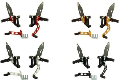 DBK Special Parts (Ducabike) SP Adjustable Rearsets for the Ducati 749/999