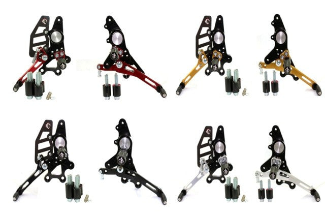 DBK Special Parts (Ducabike) Adjustable Rearsets for the Ducati Hypermotard 796/1100 and Multistrada 620/1000/1100