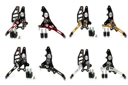 DBK Special Parts (Ducabike) Adjustable Rearsets for the Ducati Hypermotard 796/1100 and Multistrada 620/1000/1100