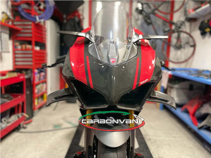 Carbonvani - Ducati Panigale V4 / S (22-24) Carbon Fiber Headlight Fairing - RED.2