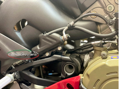 Carbonvani - Ducati Panigale / Streetfighter V4 / S / R / Speciale Carbon Fiber Rear Brake Master Cylinder Protector
