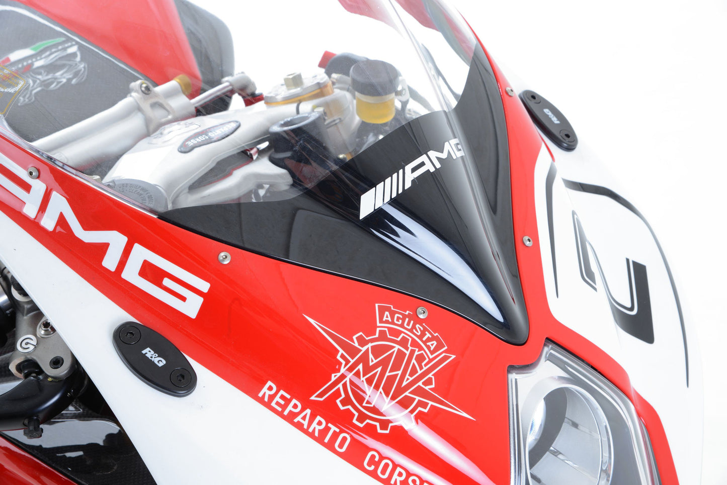 R&G Racing Mirror Blanking Plates For MV Agusta F3 675 '12-'14  F3 800 '12-'15  F4 1000 R '13-'15