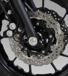 Gilles AP.GTA Front Axle Protectors for the Yamaha XSR700 (Silver)