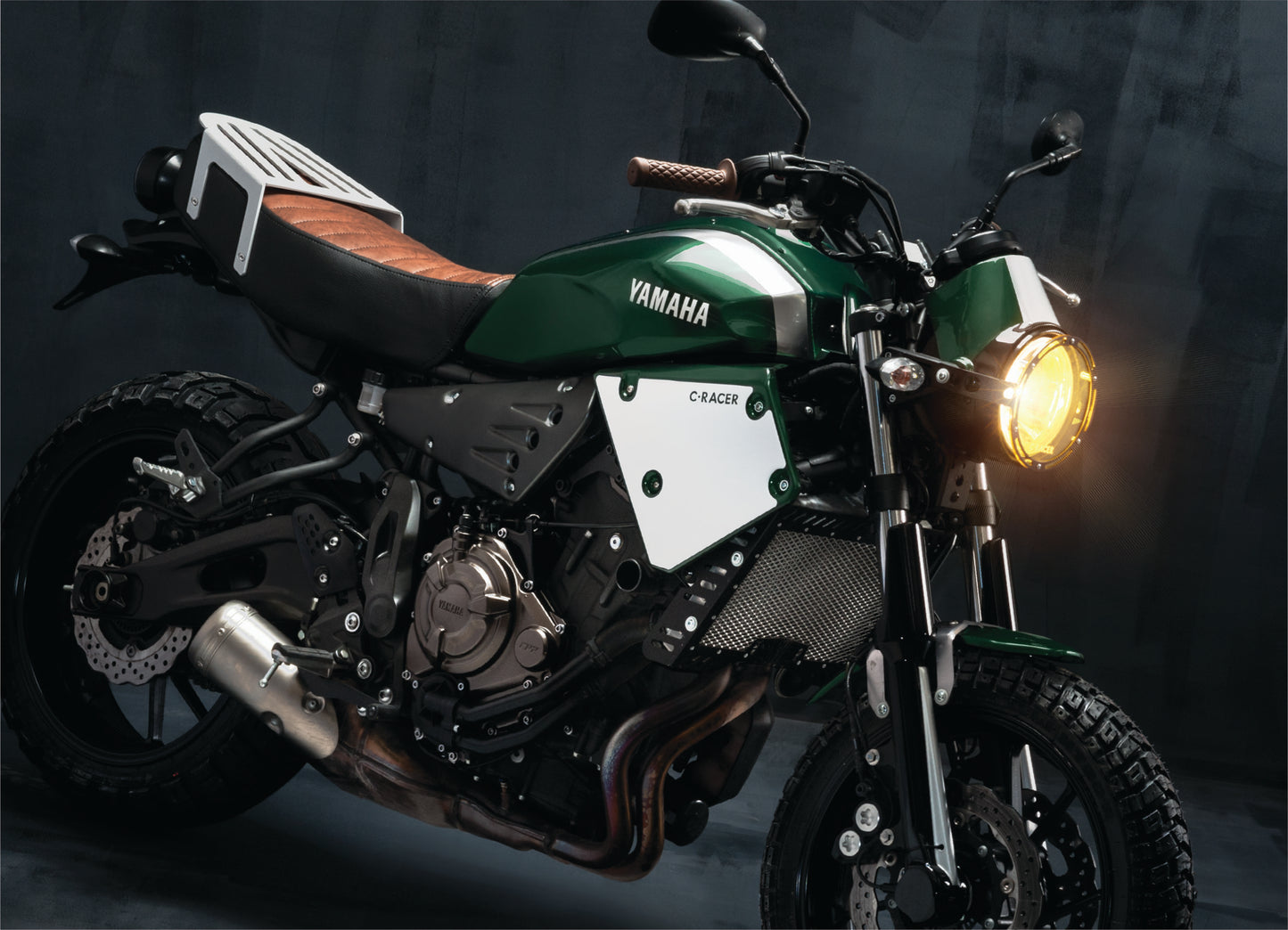 C-Racer Front Number Plates for XSR700 (2016+)