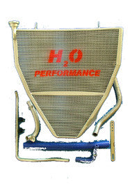 Galletto Radiatori (H2O Performance) Oversize Racing Radiator kit For Yamaha YZF-R1 (2009-14)