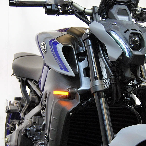 New Rage Cycles (NRC) Yamaha FZ-09 (MT-09) Front Turn signal Kit (2021+)