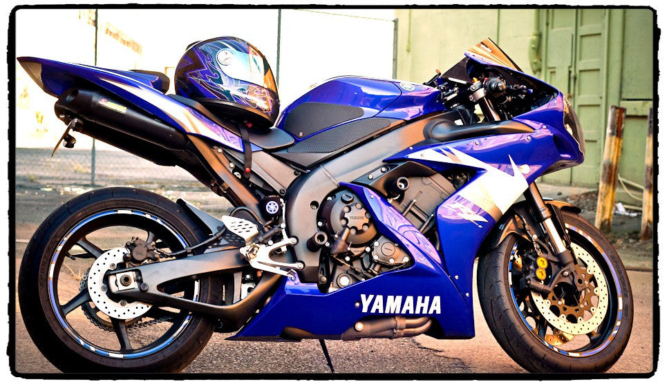 TechSpec Tank Grip Pads for the Yamaha YZF-R1 (04-06)